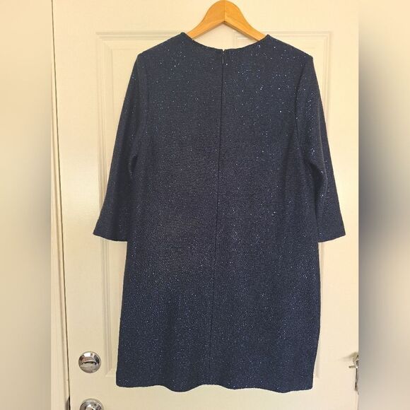 ST.JOHN BLUE DRESS size 10‎ - Picture 3 of 7